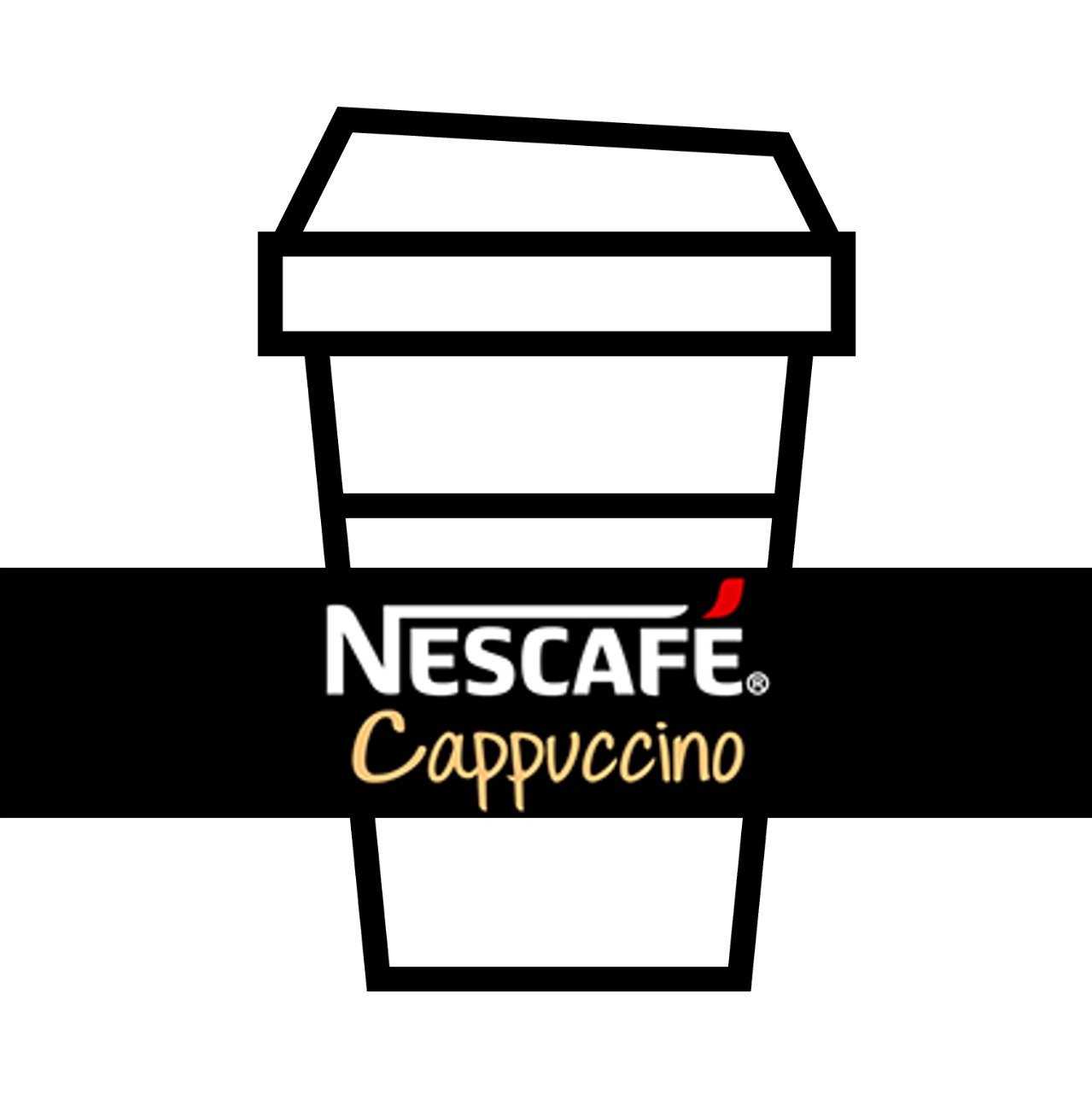 Vaso de Nescafé Cappuccino / capuchino de vainilla o mocha / moka. Desayunos - ElProfesor, Indios Verdes letra J, frente a camiones de Tlalnepantla