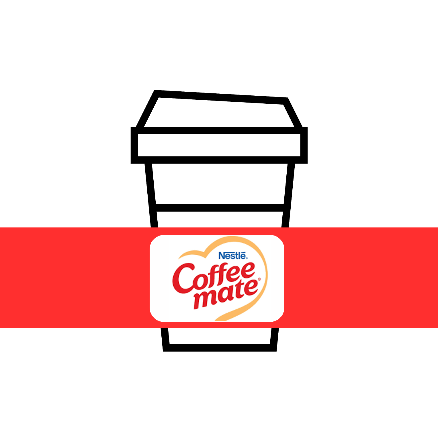 Vaso de café con Crema